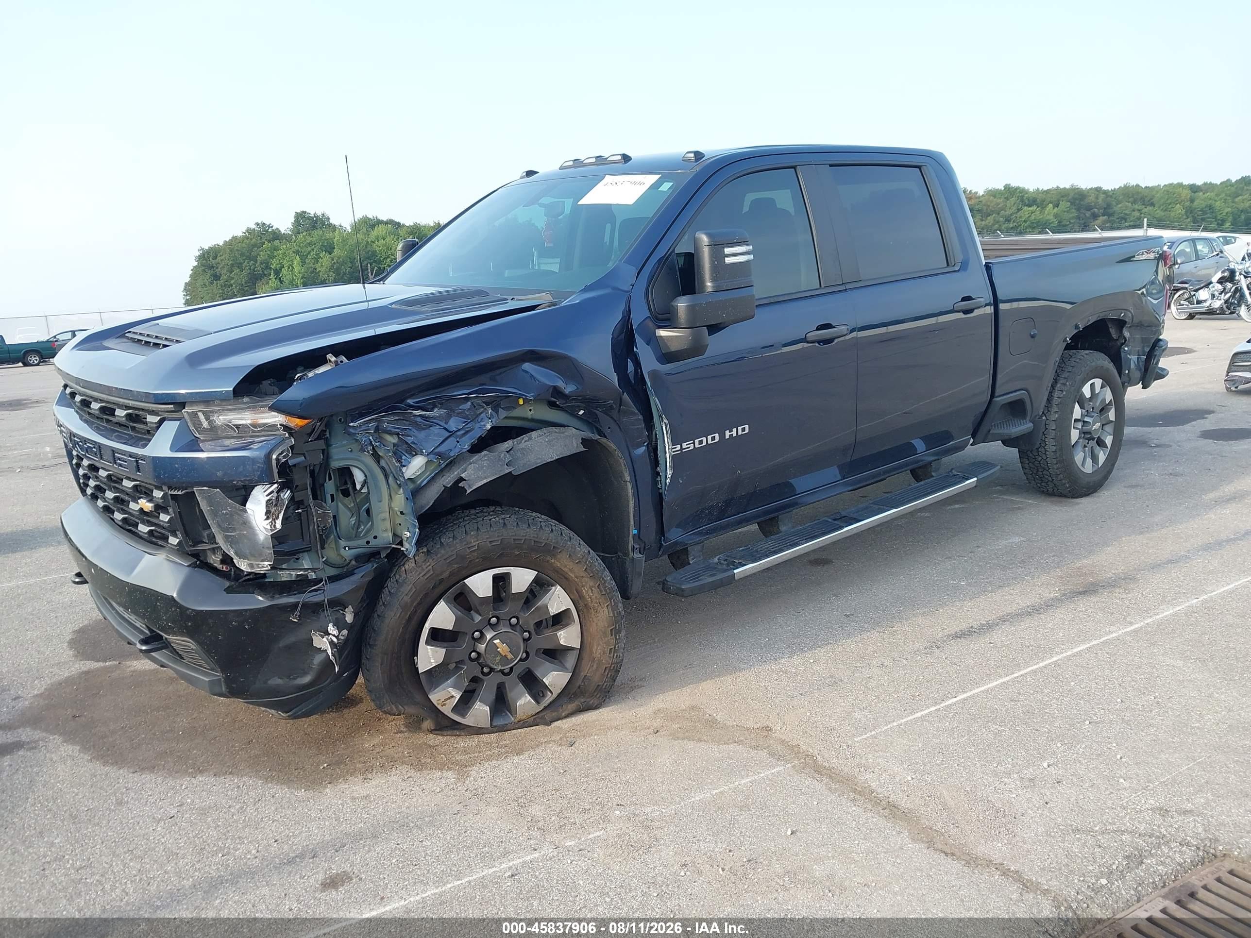 2021 CHEVROLET SILVERADO 2500HD 4WD  STANDARD BED CUSTOM — I2