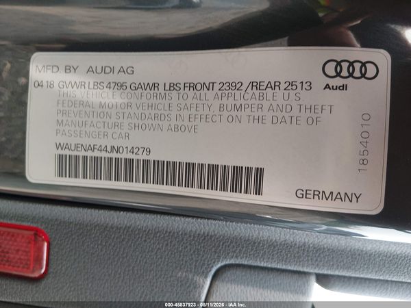 2018 AUDI A4