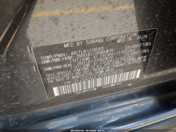 2024 SUBARU CROSSTREK PREMIUM — I9