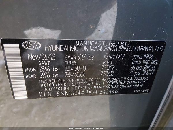 2023 HYUNDAI SANTA FE SEL