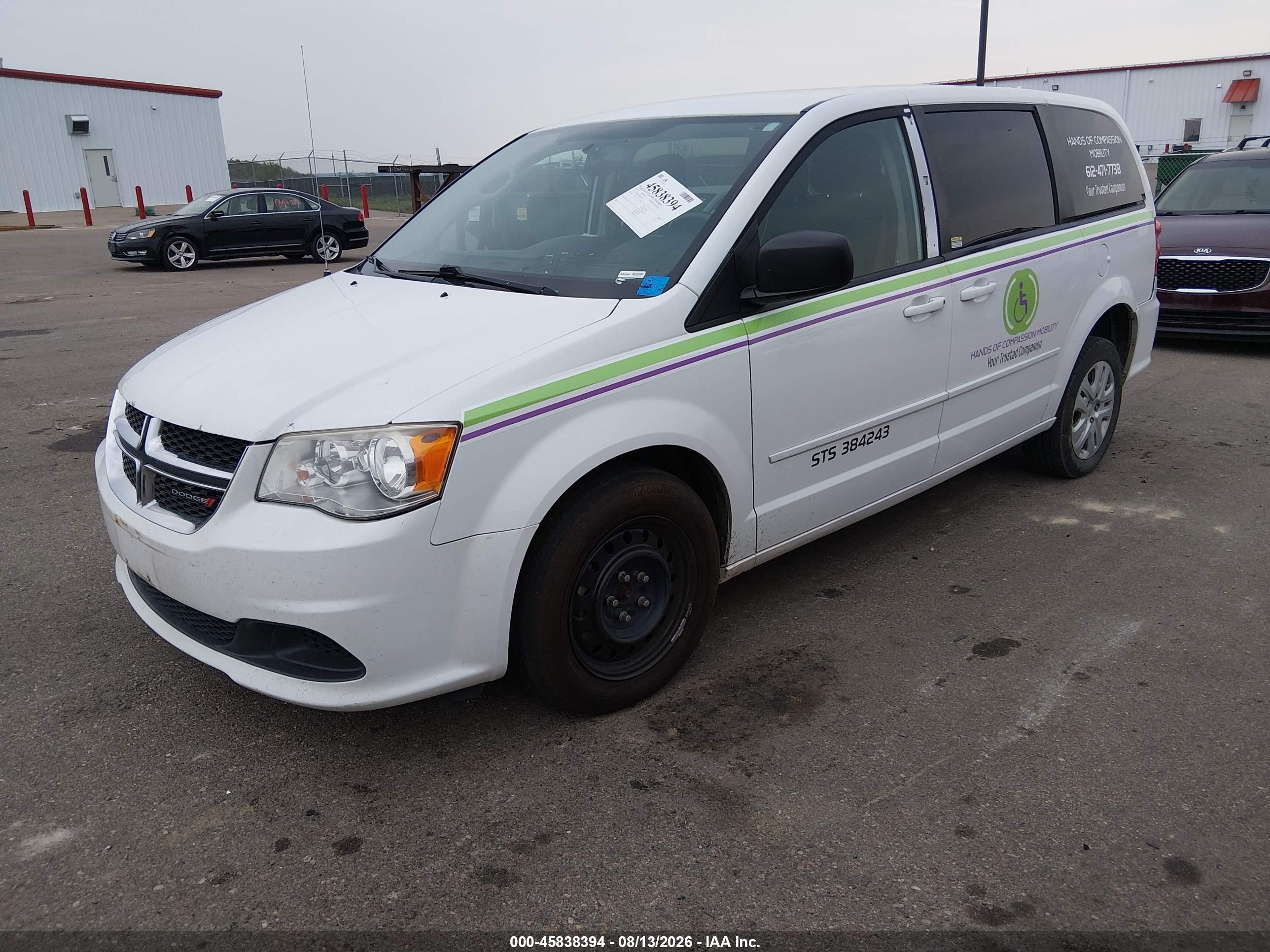 2017 DODGE GRAND CARAVAN SE — I2