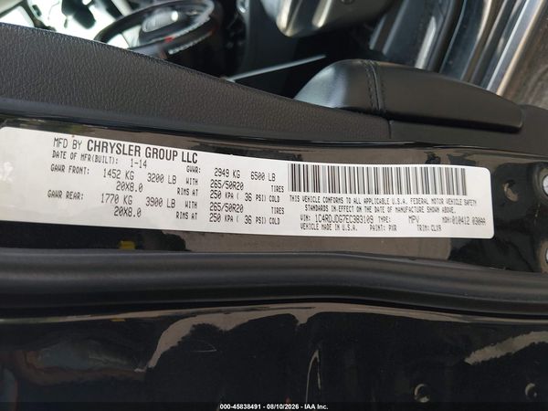 2014 DODGE DURANGO LIMITED