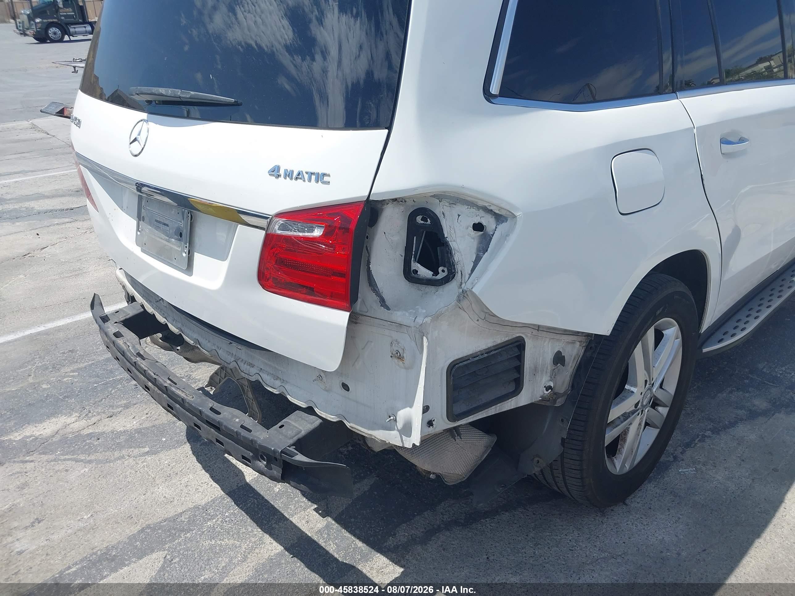 2015 MERCEDES-BENZ GL 450 4MATIC