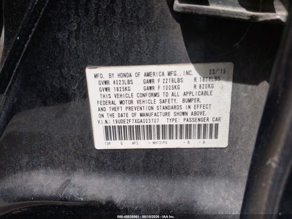 2016 ACURA ILX