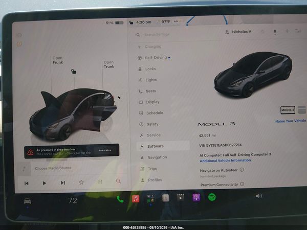 2023 TESLA MODEL 3 REAR-WHEEL DRIVE