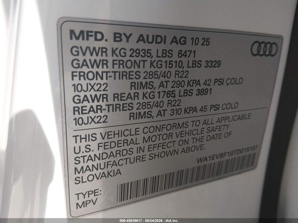 2026 AUDI Q8 — I9
