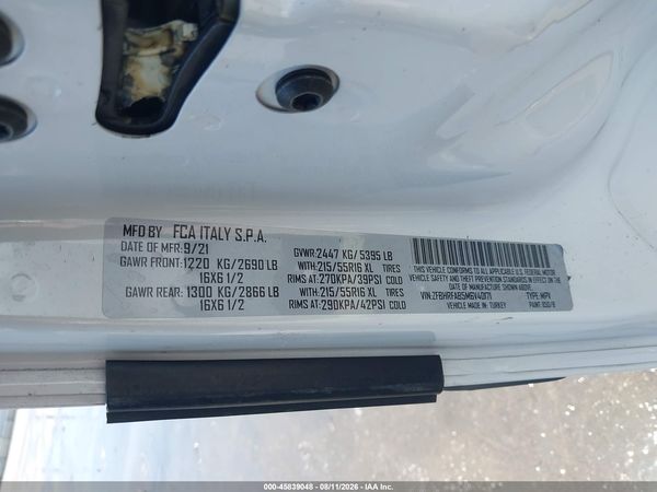 2021 RAM PROMASTER CITY TRADESMAN