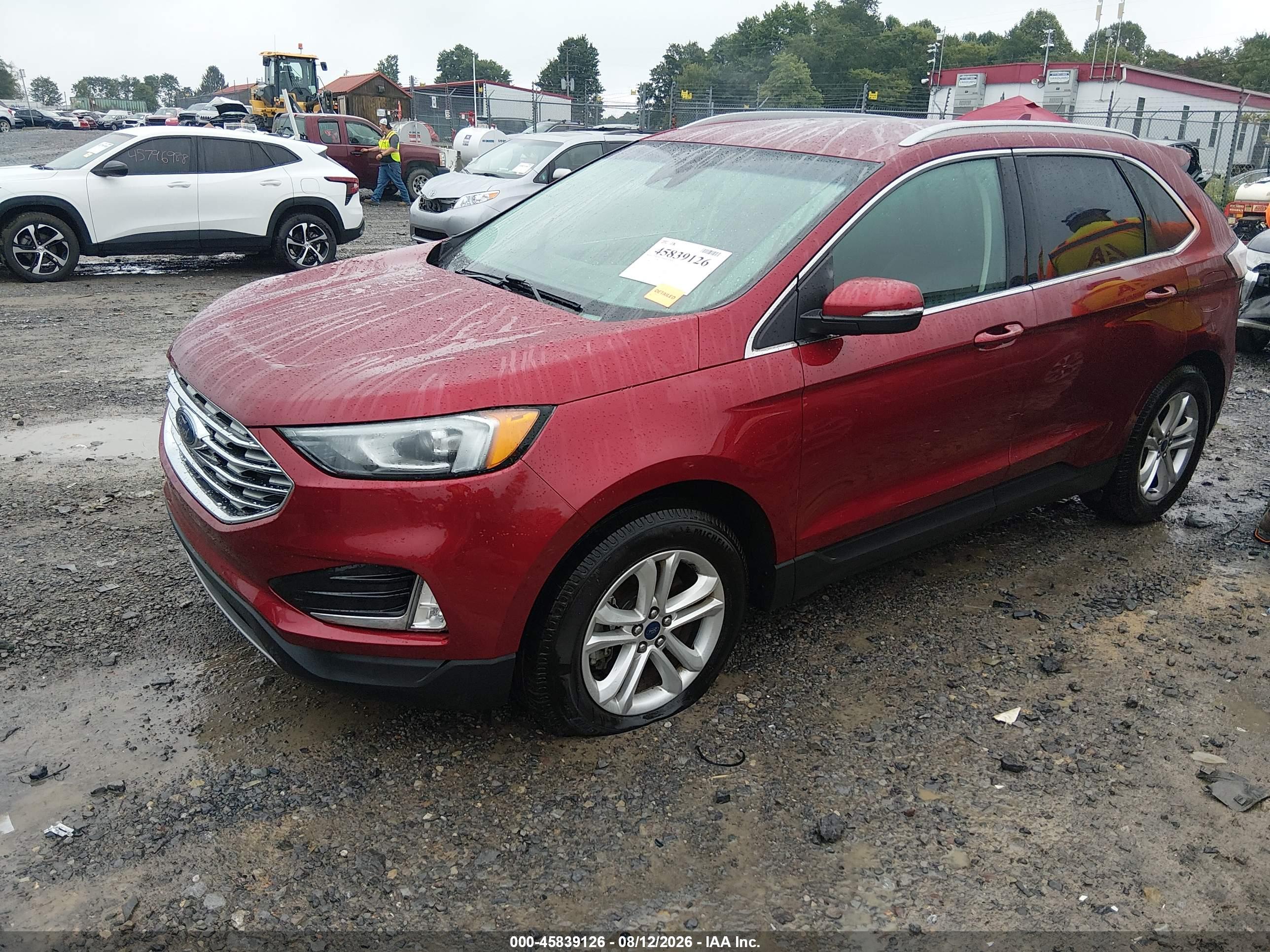 2019 FORD EDGE SEL — I2