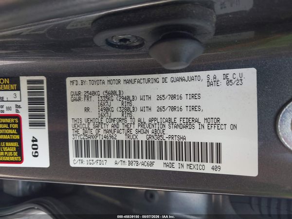 2023 TOYOTA TACOMA TRD OFF ROAD