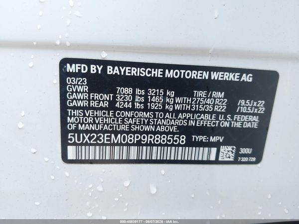 2023 BMW X7 XDRIVE40I