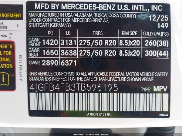 2026 MERCEDES-BENZ GLE 350 GLE350 4MATIC