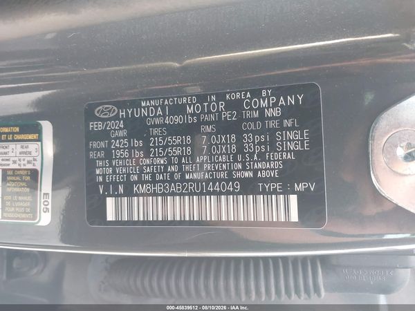 2024 HYUNDAI KONA SEL