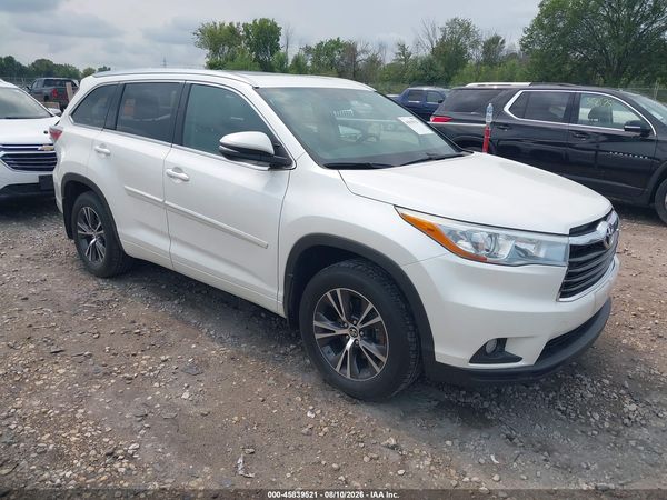 2016 TOYOTA HIGHLANDER XLE V6