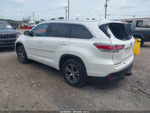 2016 TOYOTA HIGHLANDER XLE V6