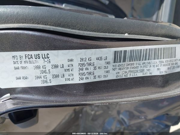 2016 JEEP PATRIOT SPORT