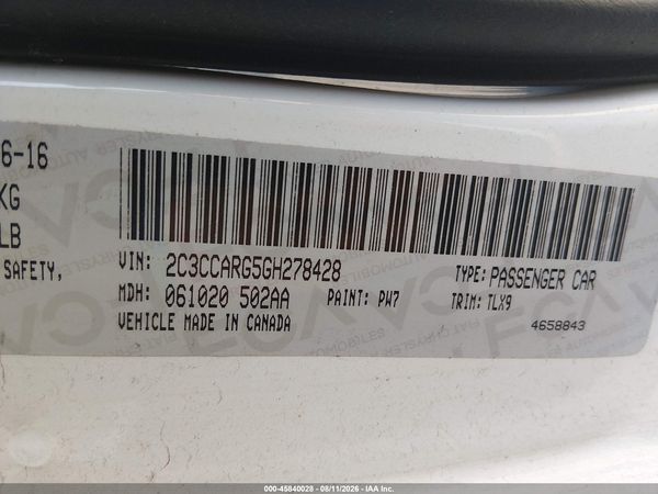 2016 CHRYSLER 300 ANNIVERSARY EDITION