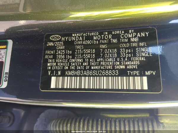 2025 HYUNDAI KONA SEL