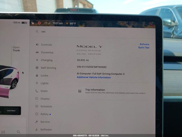 2021 TESLA MODEL Y