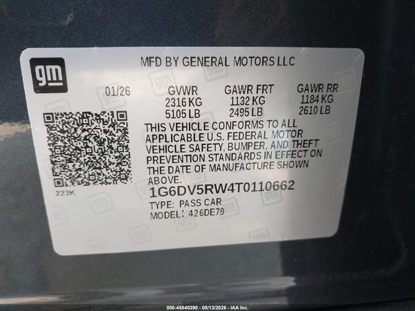 2026 CADILLAC CT5-V V-SERIES RWD