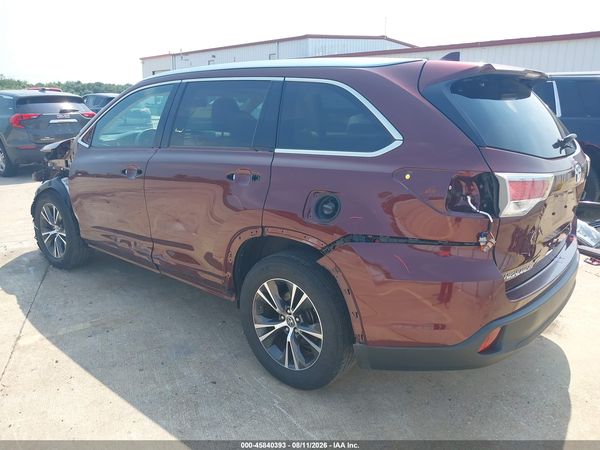 2016 TOYOTA HIGHLANDER XLE V6