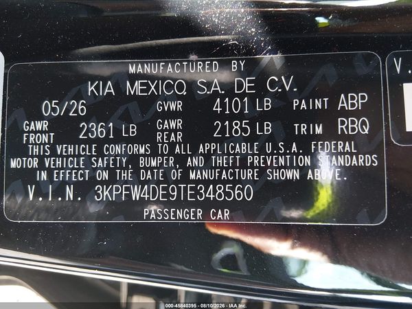 2026 KIA K4 GT-LINE