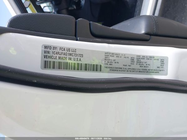 2021 JEEP GRAND CHEROKEE LAREDO E 4X4