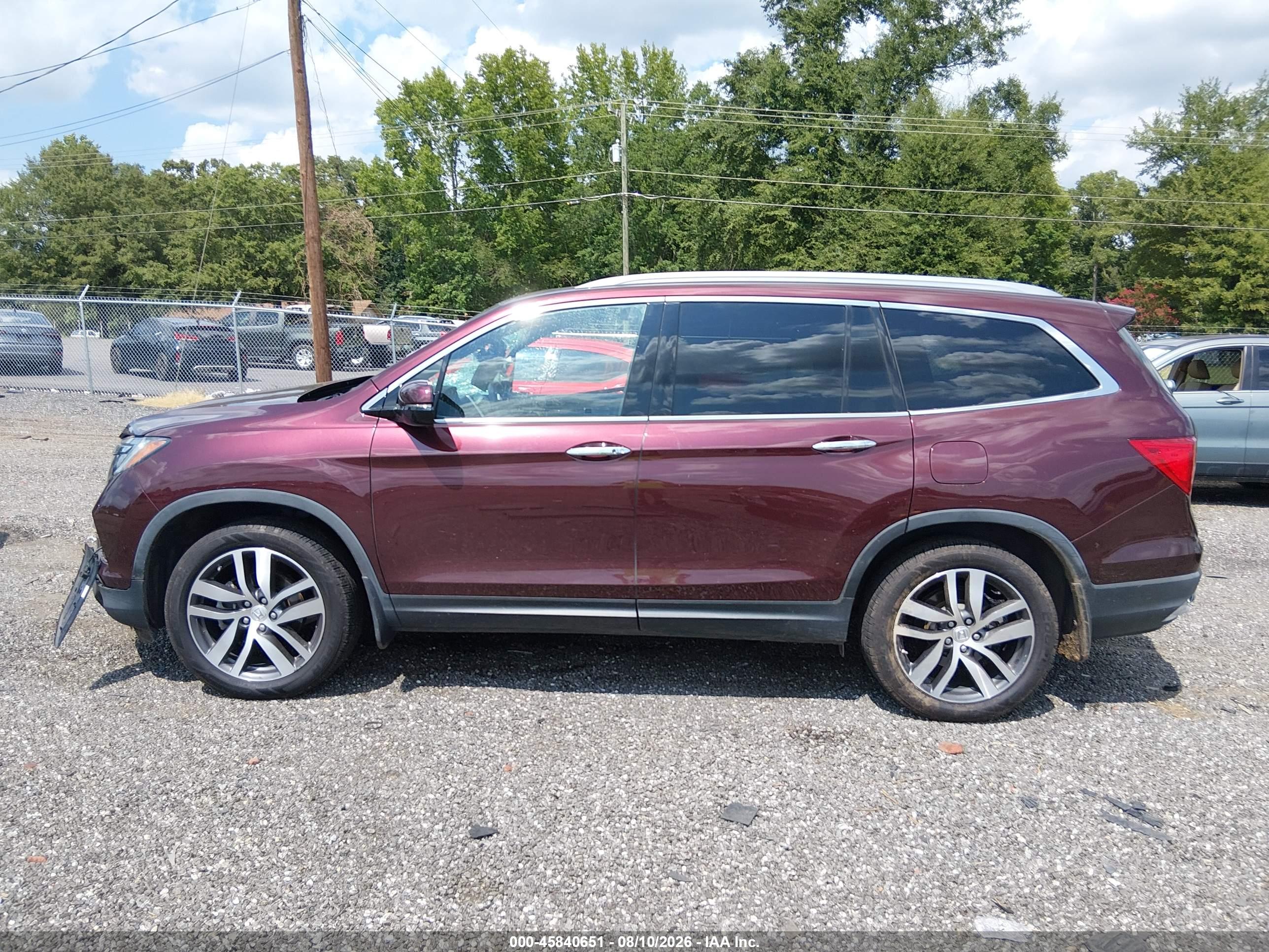 2017 HONDA PILOT ELITE