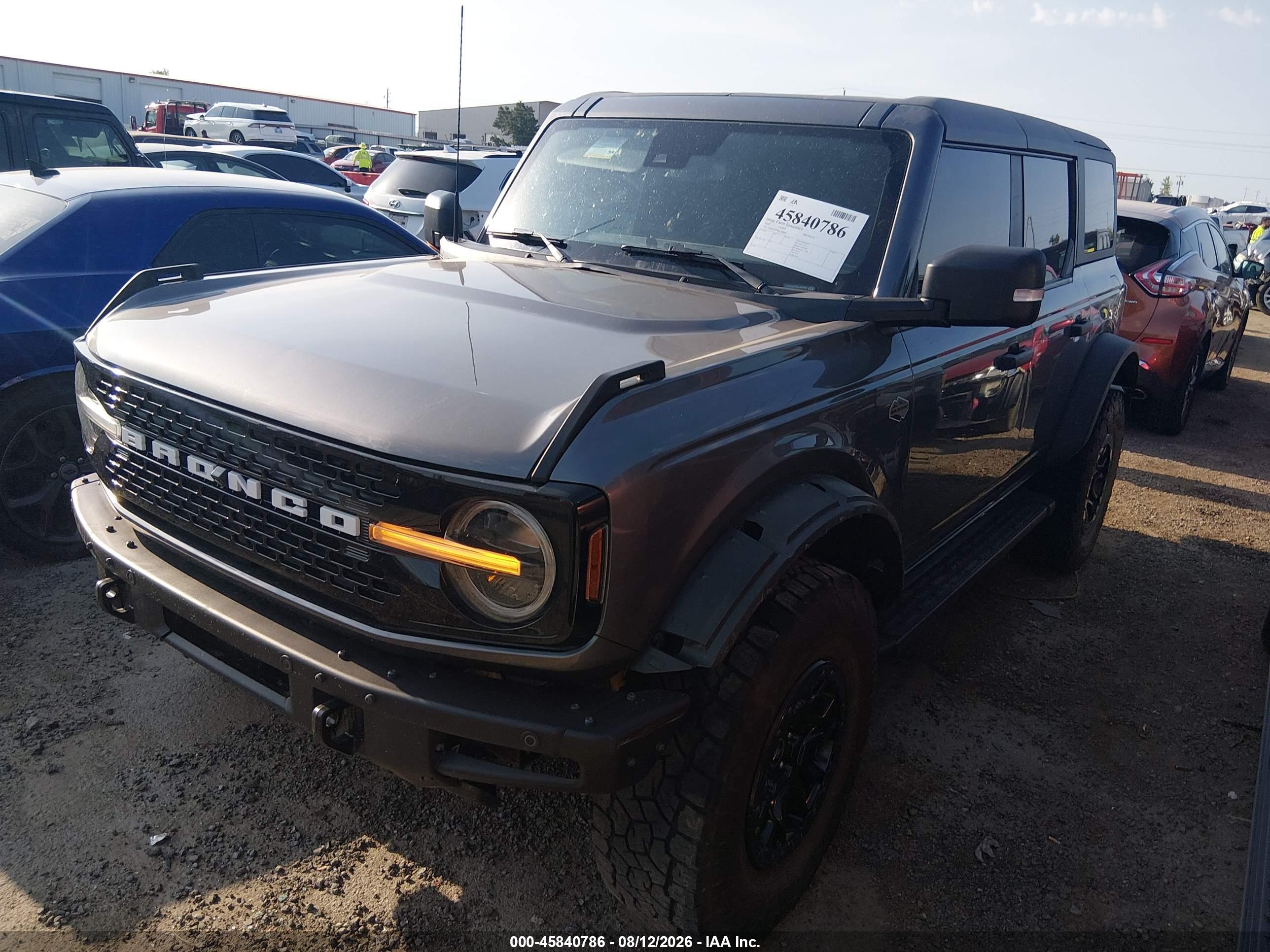 2022 FORD BRONCO WILDTRAK — I2