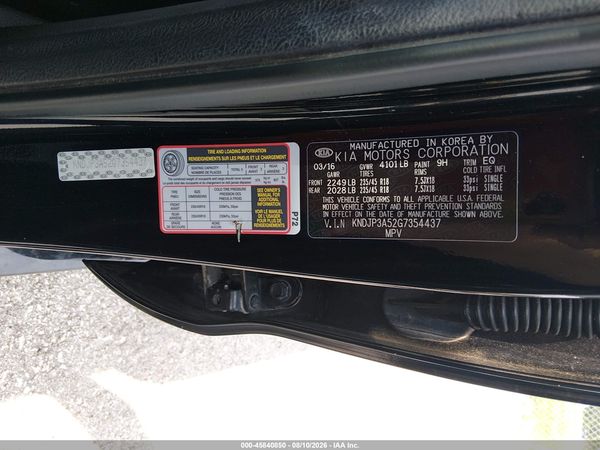 2016 KIA SOUL +