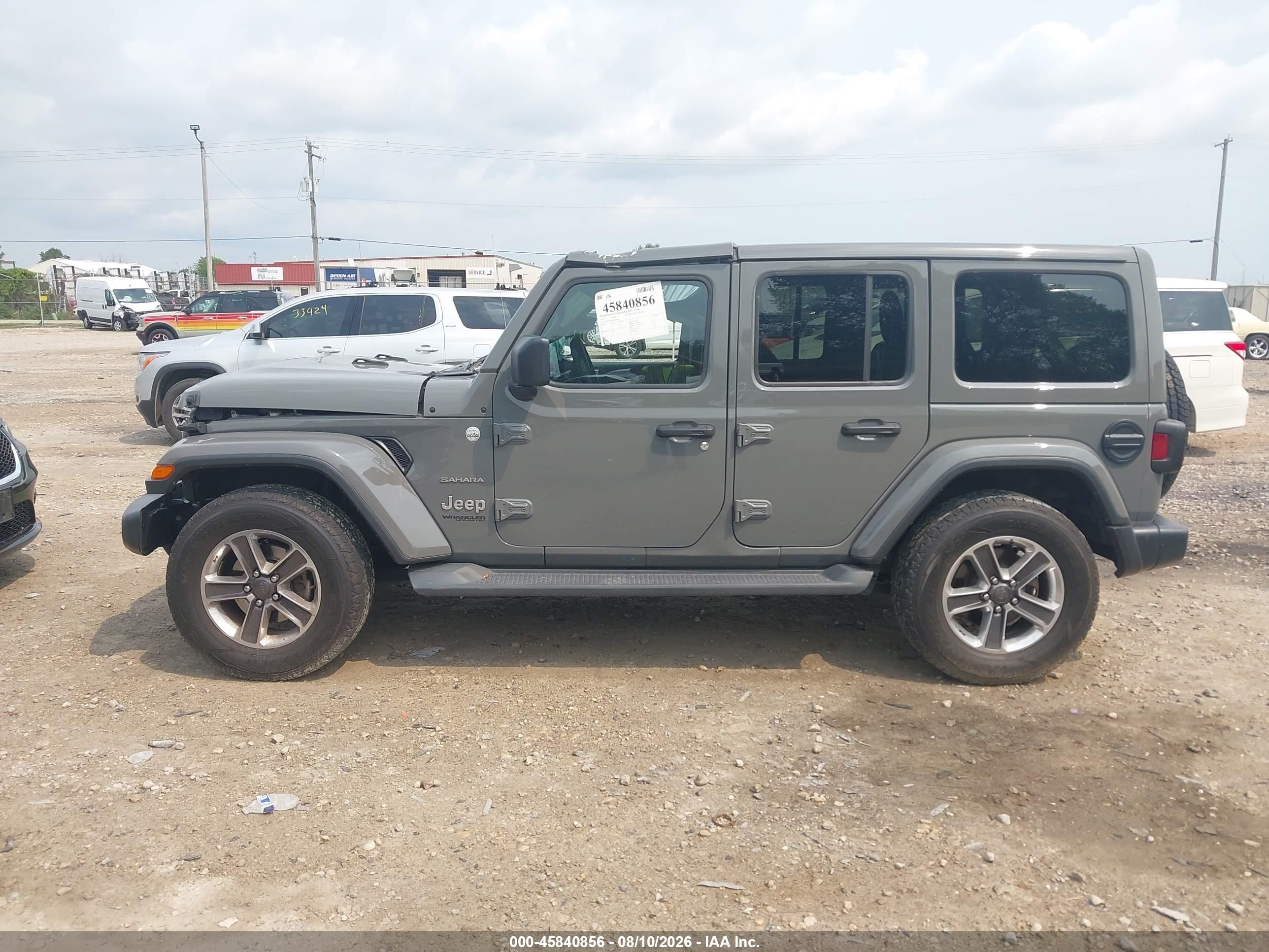 2019 JEEP WRANGLER UNLIMITED SAHARA 4X4