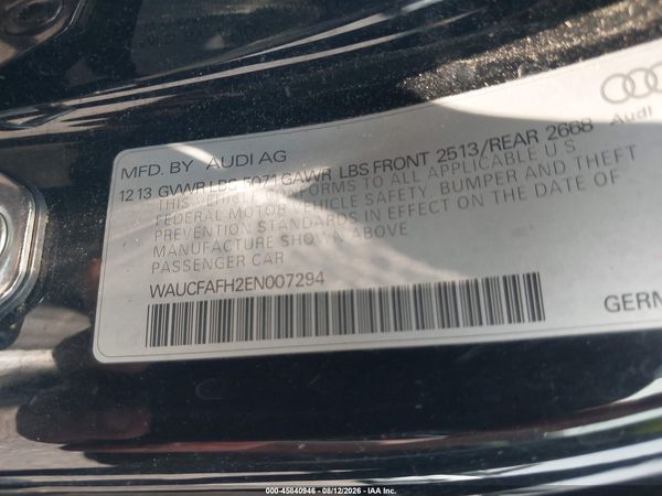2014 AUDI A5 2.0T PREMIUM
