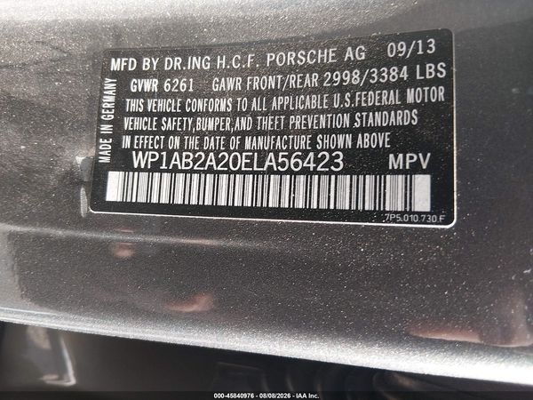 2014 PORSCHE CAYENNE S