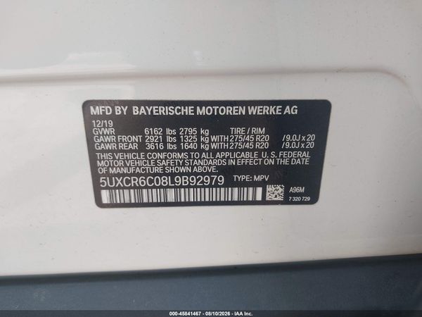 2020 BMW X5 XDRIVE40I