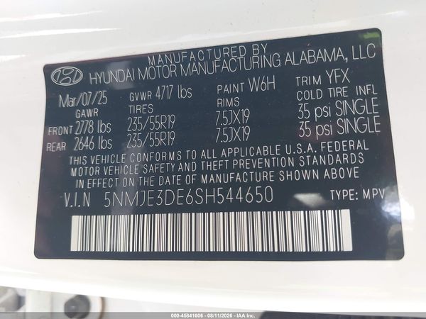 2025 HYUNDAI TUCSON LIMITED