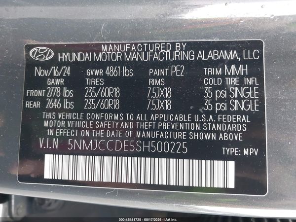 2025 HYUNDAI TUCSON SEL CONVENIENCE