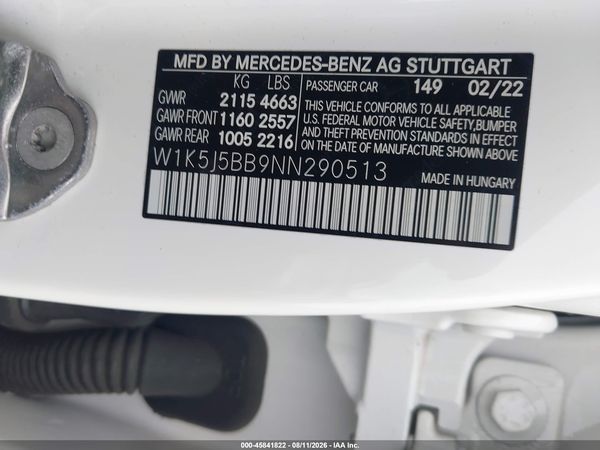 2022 MERCEDES-BENZ AMG CLA 35 4MATIC