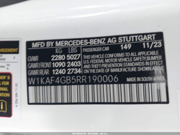 2024 MERCEDES-BENZ C 300 C300