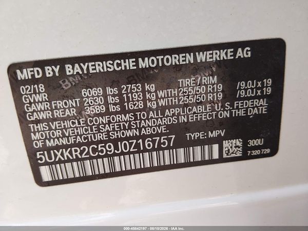 2018 BMW X5 SDRIVE35I