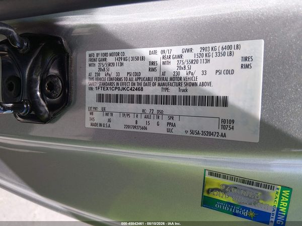 2018 FORD F-150 XL