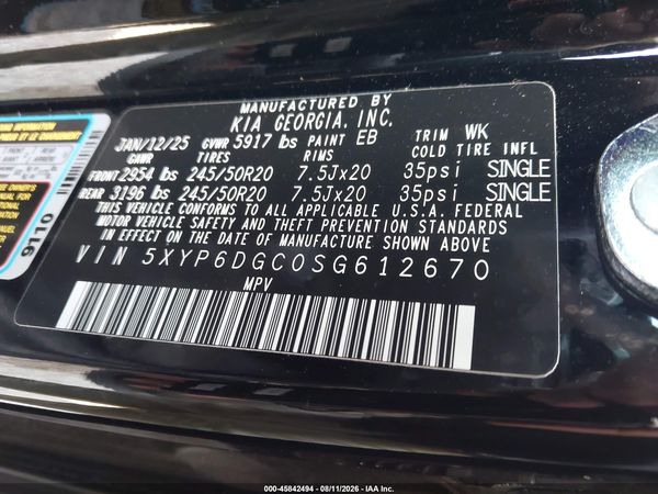 2025 KIA TELLURIDE S