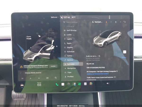 2020 TESLA MODEL 3
