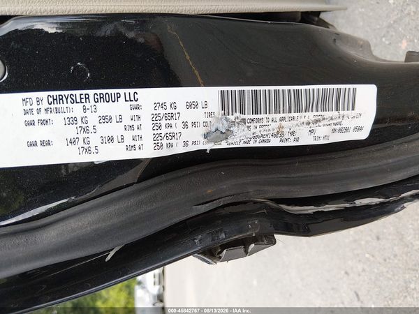 2014 DODGE GRAND CARAVAN SE