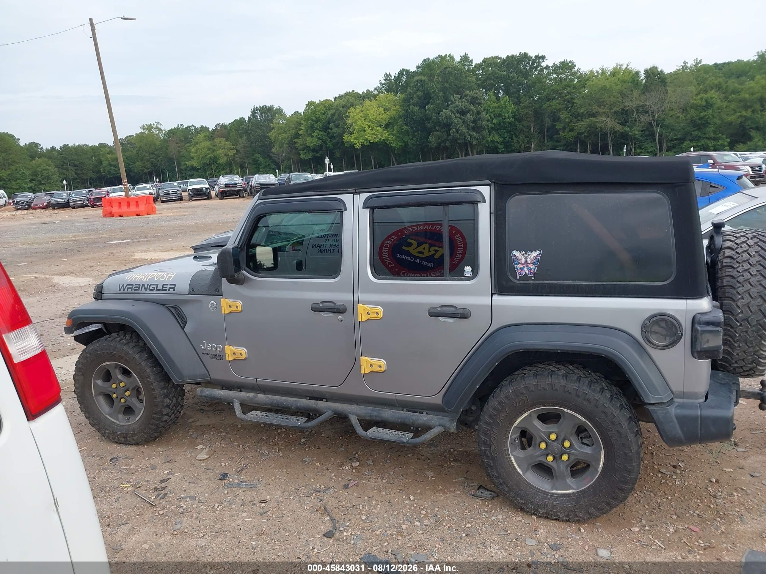 2019 JEEP WRANGLER UNLIMITED SPORT S 4X4