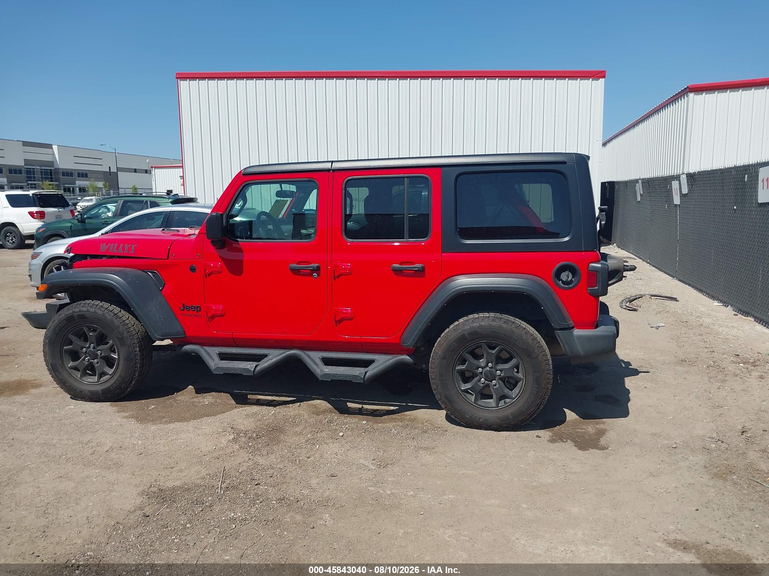 2021 JEEP WRANGLER UNLIMITED WILLYS SPORT 4X4