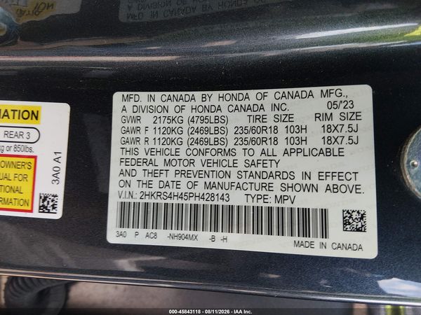 2023 HONDA CR-V EX AWD