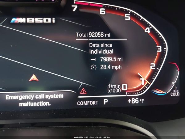 2020 BMW M850I GTAN COUPE XDRIVE