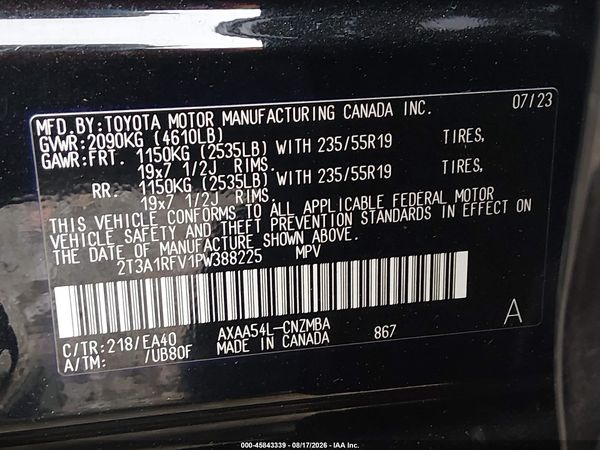 2023 TOYOTA RAV4 XLE PREMIUM