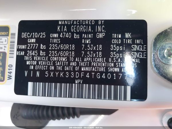 2026 KIA SPORTAGE EX