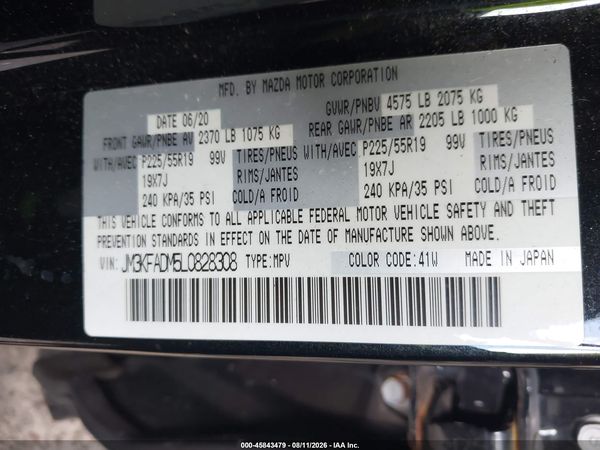 2020 MAZDA CX-5 GRAND TOURING