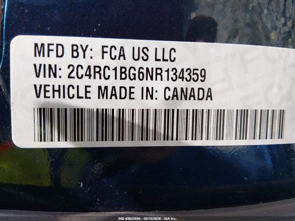 2022 CHRYSLER PACIFICA TOURING L